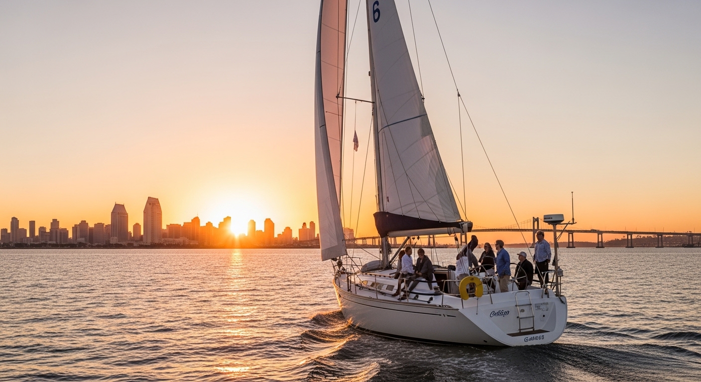 summer evening in san diego