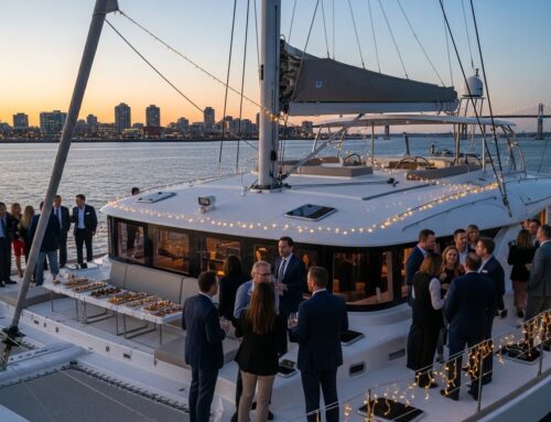 Celebrate Your Corporate Holiday Party Aboard the Adventuress Luxury Catamaran