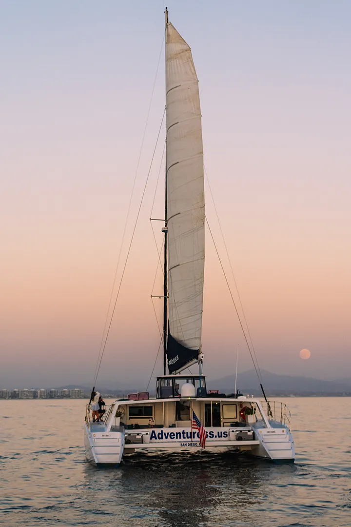 Adventuress with Full Moon